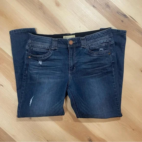 Democracy “Ab”solution Jeans Women’s Size 14 Blue Stretch Skinny  B1305BBV3XX - Picture 3 of 8